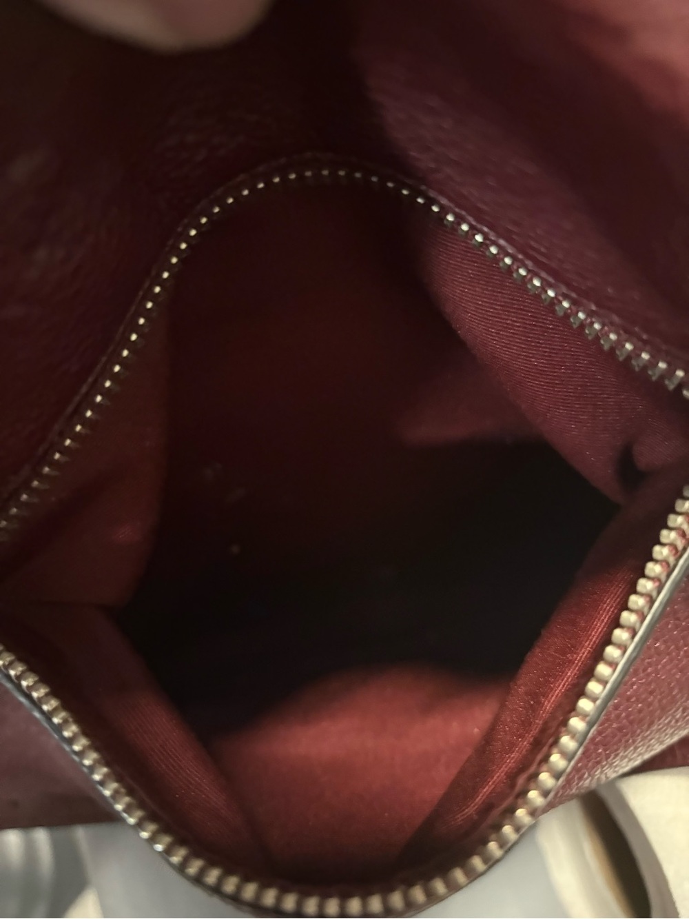 Coach Pebbled Leather Harley Hobo in Deep Burgundy - Picture 4 of 4